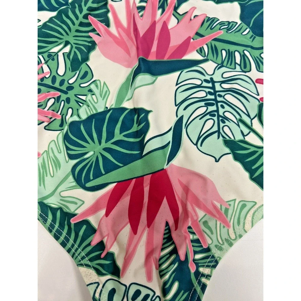 Matilda Jane Girls Size 8 Swimsuit Enchanted Garden Under The Palms One Piece